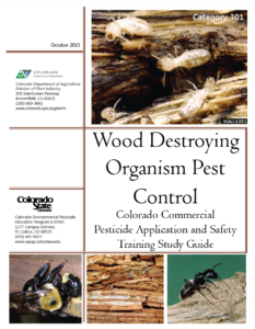 Category 301: Wood Destroying Organism Pest Control (2015) CO