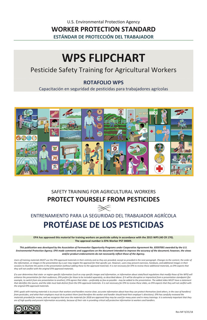 WPS Flipchart: Safety Training for Agricultural Workers--Bilingual Spanish/English